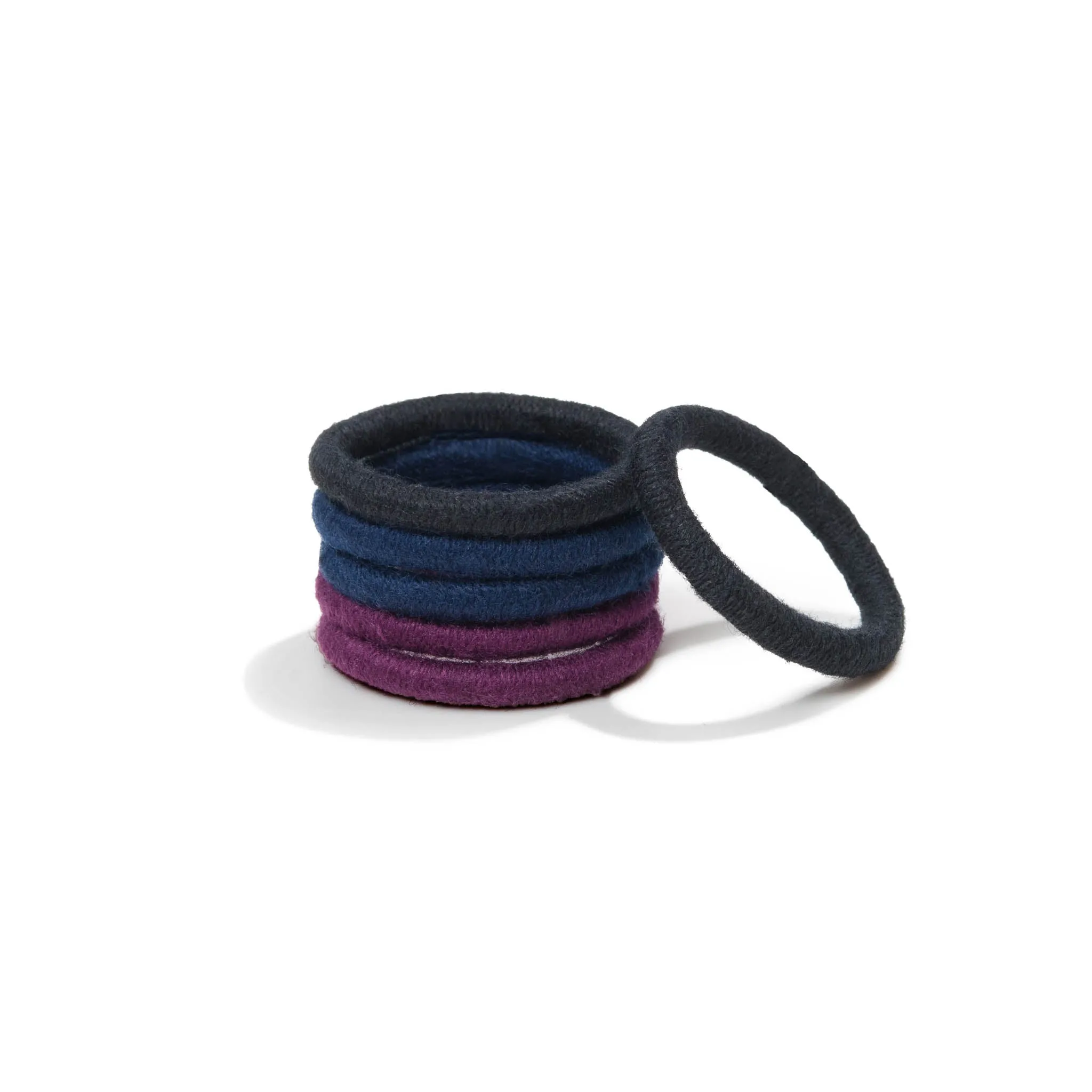 Plastic-Free Mini Round Hair Ties (6 pack)