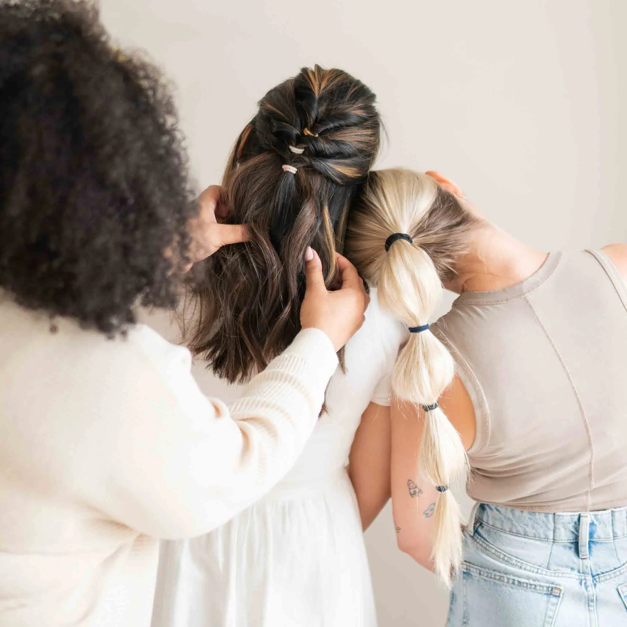 Plastic-Free Mini Round Hair Ties (6 pack)