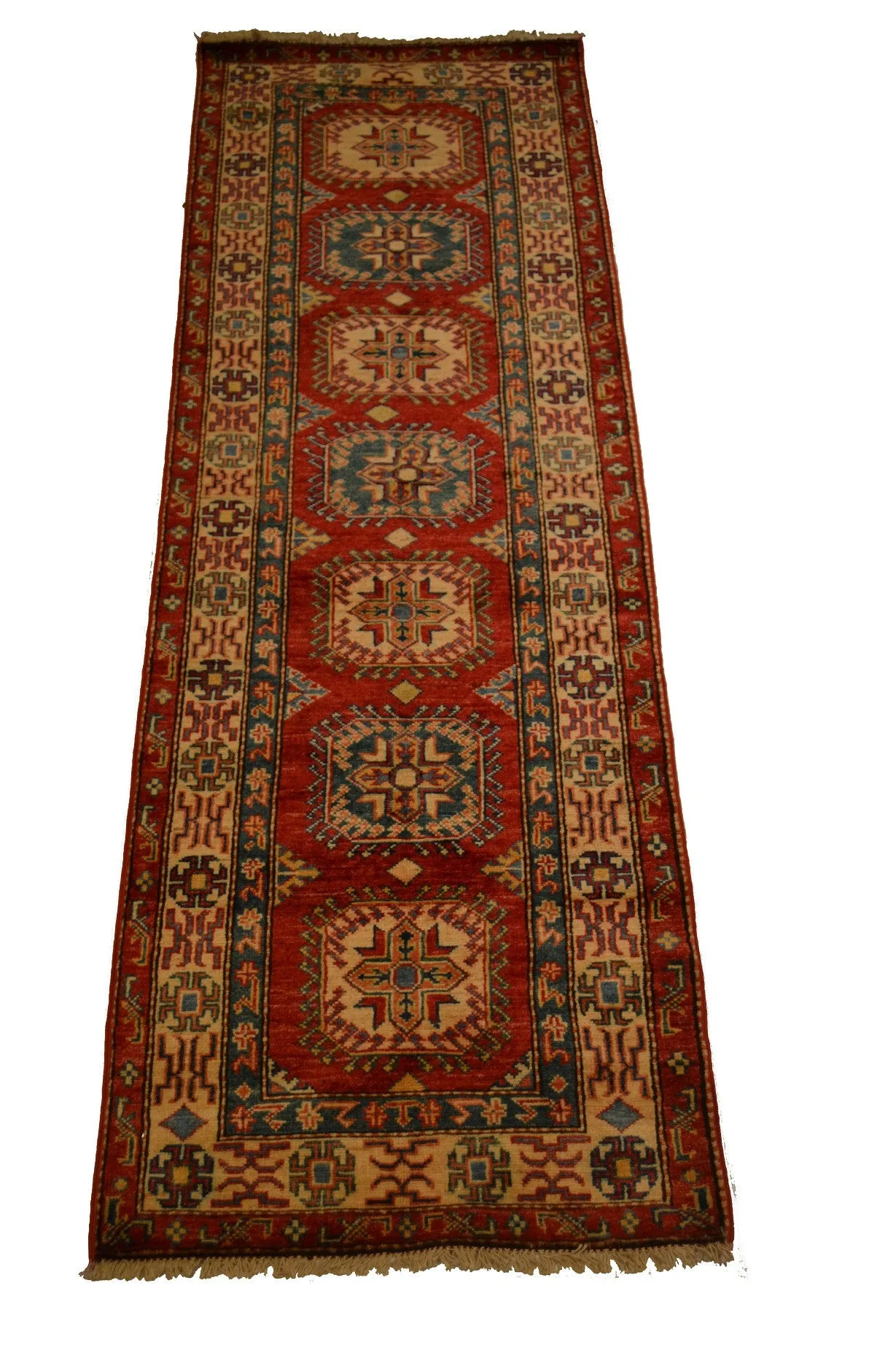 Rug3598 2.2x6.8 Kazak