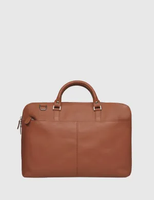 Sandqvist Dustin Briefcase 13" (Leather) - Cognac Brown