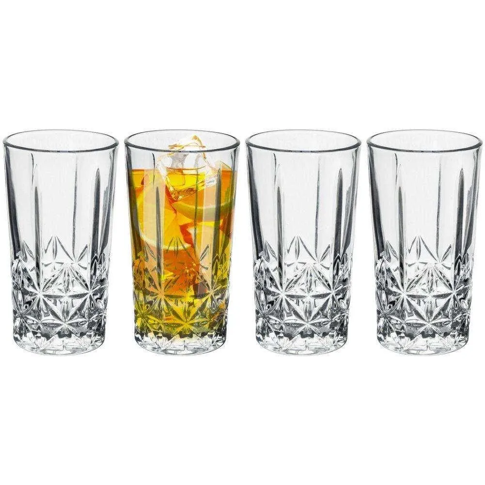 Set of 4 260ML Whisky Drinking  Glasses