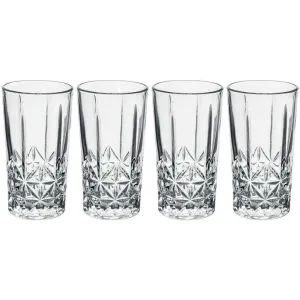 Set of 4 260ML Whisky Drinking  Glasses