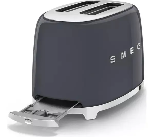 Smeg TSF01GRUK 2 Slice Toaster - Slate Grey