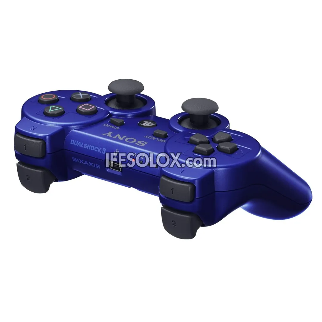 Sony PS3 DualShock 3 Game Controller (Blue) - Brand New