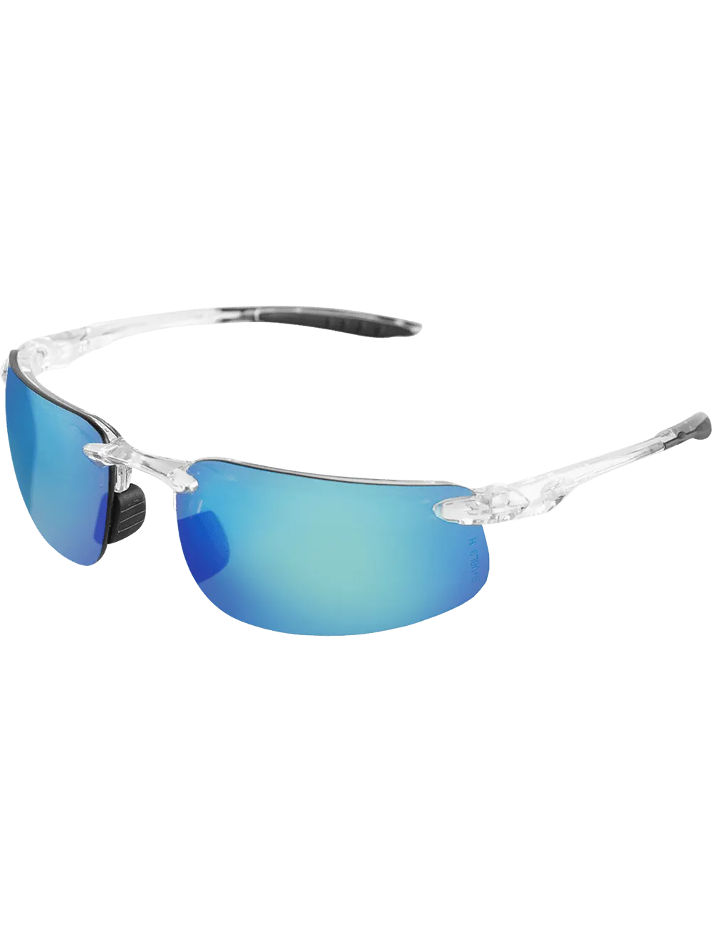 Swordfish®X Blue Mirror Anti-Fog Lens, Crystal Clear Frame Safety Glasses - LIMITED STOCK - BH2519AF