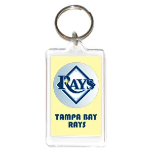 Tampa Bay Rays MLB 3 in 1 Acrylic KeyChain KeyRing Holder