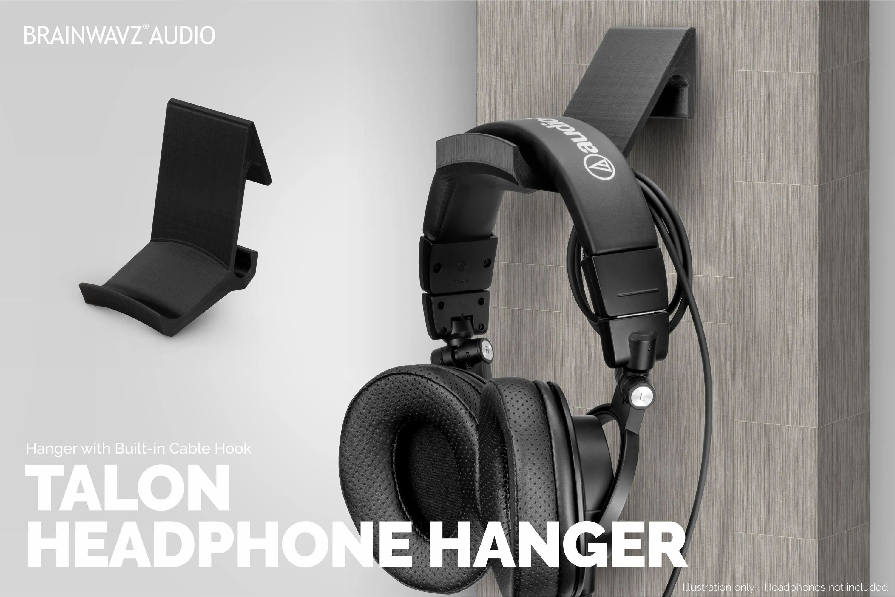 The Talon - Wall Mount Headphone Hanger