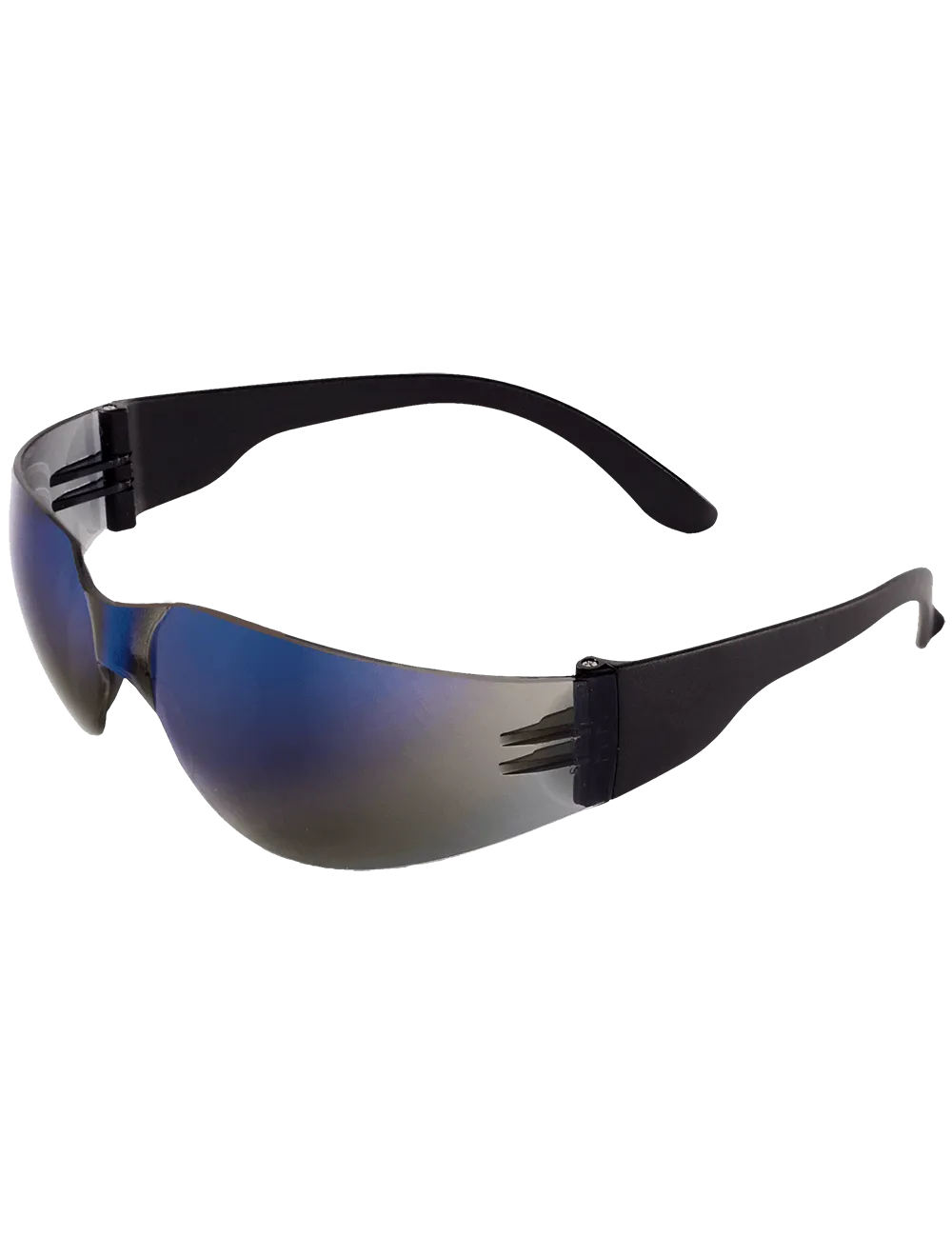 Torrent™ Blue Mirror Lens, Matte Black Frame Safety Glasses - BH149