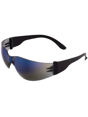 Torrent™ Blue Mirror Lens, Matte Black Frame Safety Glasses - BH149