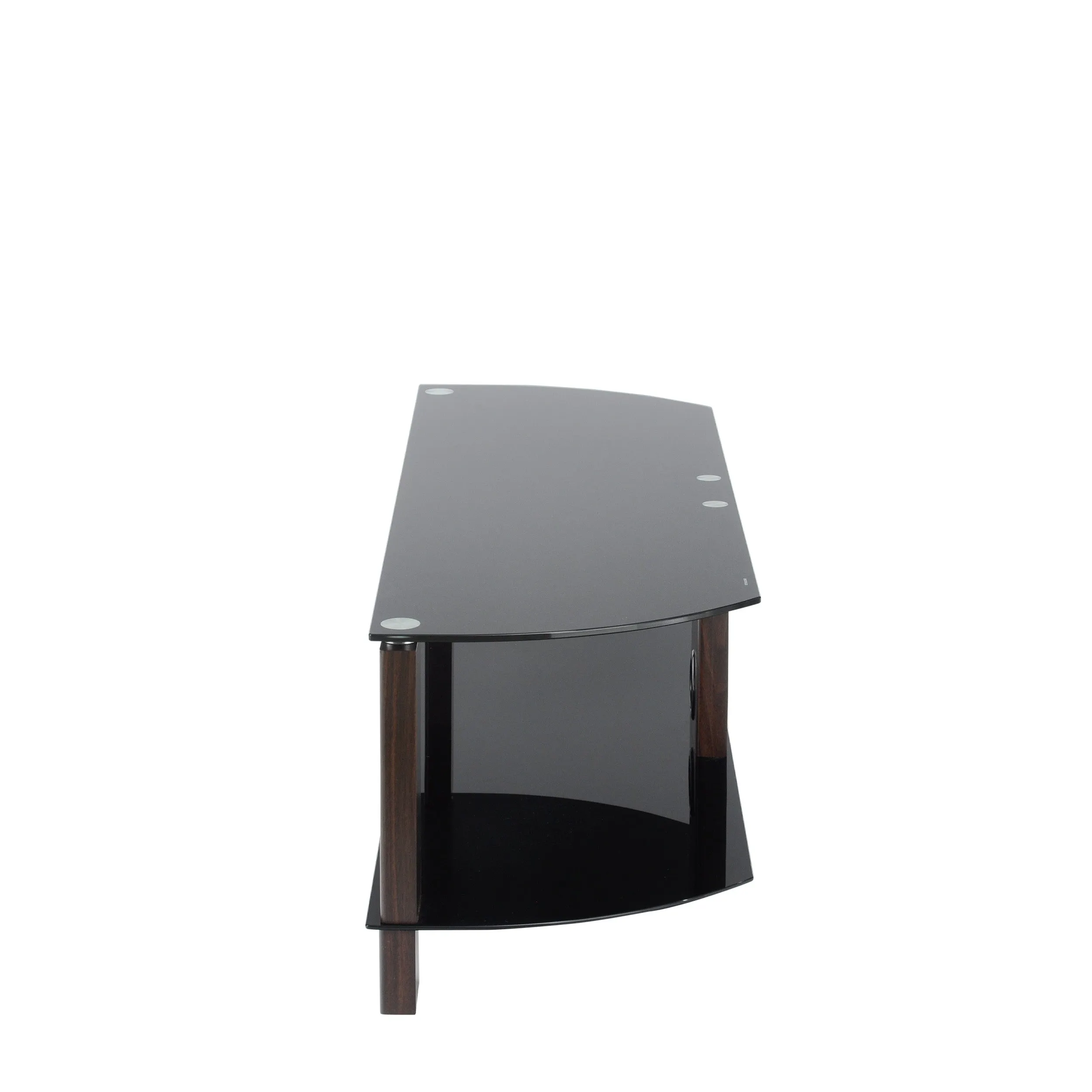 TTAP Vision 1200 TV Stand Walnut & Black