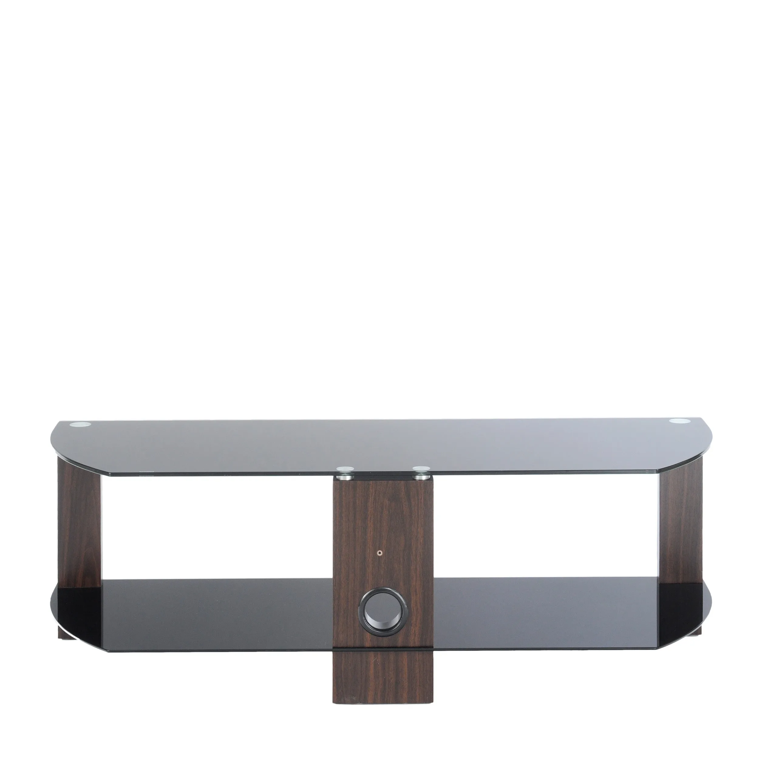 TTAP Vision 1200 TV Stand Walnut & Black