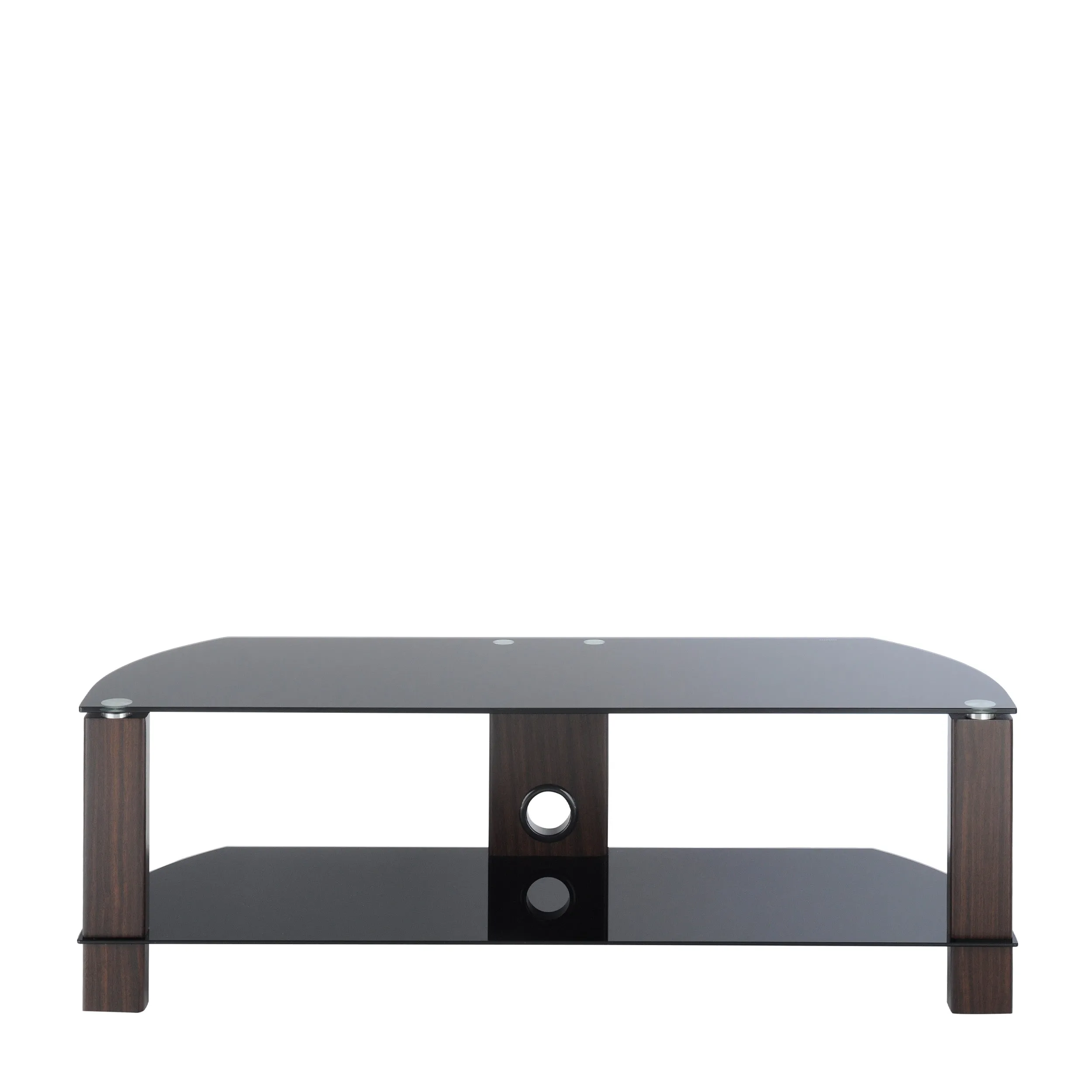 TTAP Vision 1200 TV Stand Walnut & Black