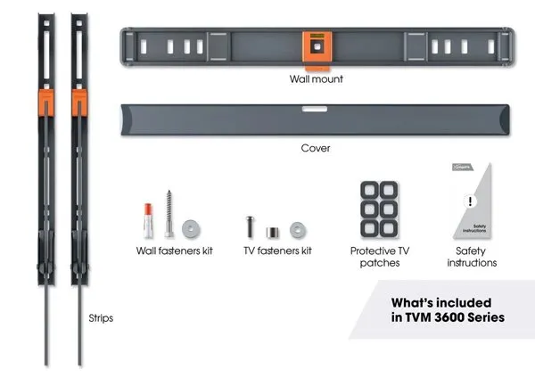 Vogels Comfort TVM 3605 Fixed TV Wall Mount for TVs from 40 to 100 inches