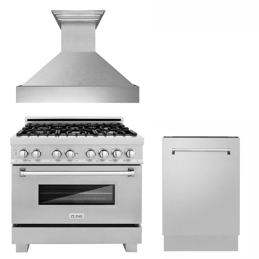 Z-line Kitchen Packages model 3KP-RASRH36-DWV