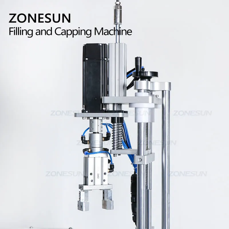 ZS-AFC1S Automatic Magnetic Pump Essential Oil Eye Drops Chemical Liquid Perfume Glass Small Vial Bottle Filling Capping Machine